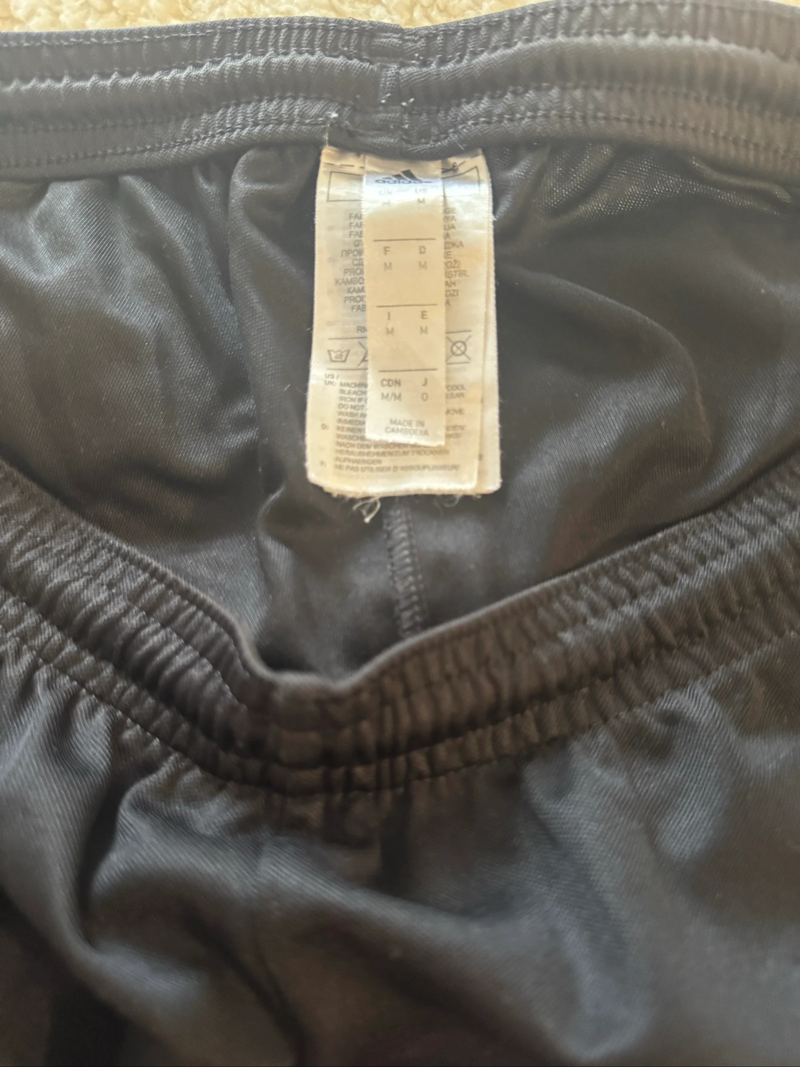 Shorts de sport Adidas pour course, gym, football, training, streetwear, Y2K, rétro, vintage, noir, blanc, Originals – photo 6